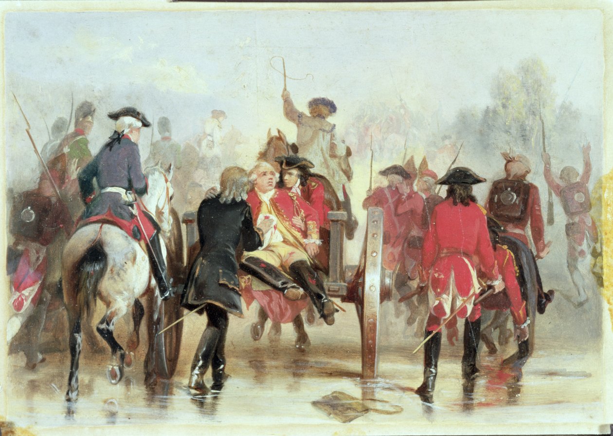 La Retirada de Braddock el 9 de julio de 1755, 1865 de Alonzo Chappel