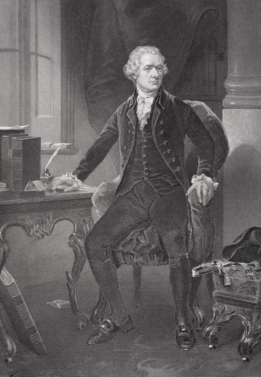 Retrato de Alexander Hamilton (1755-1804) de Alonzo Chappel