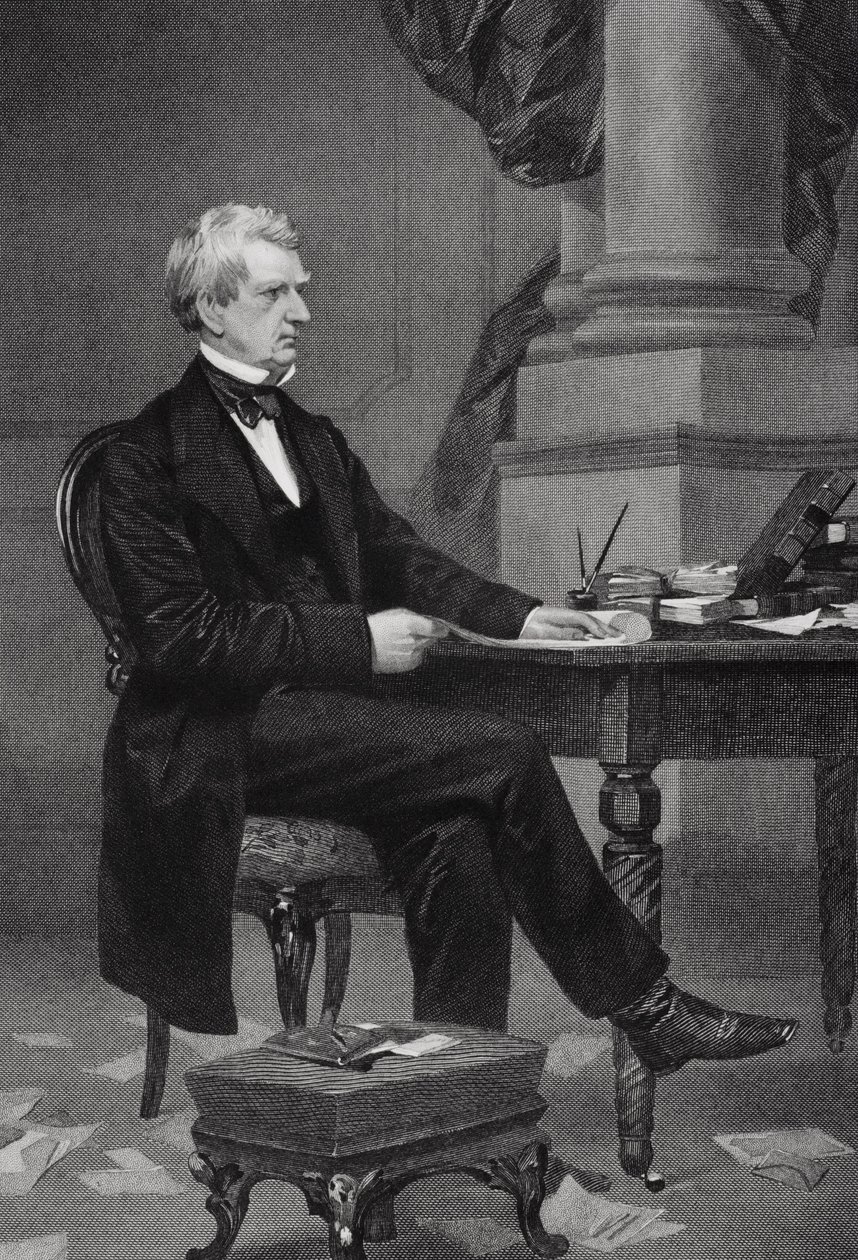 Retrato de William Henry Seward (1801-72) de Alonzo Chappel