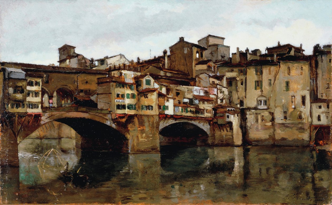 Ponte Vecchio de Florencia de Alphons Hollaender