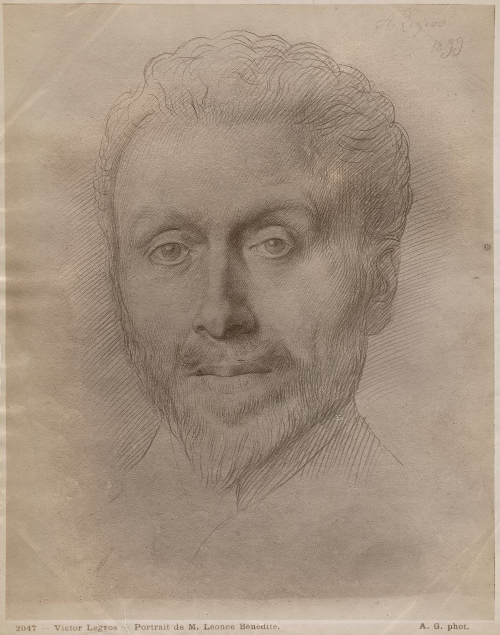 Leonce Benedite, 1899 de Alphonse Legros