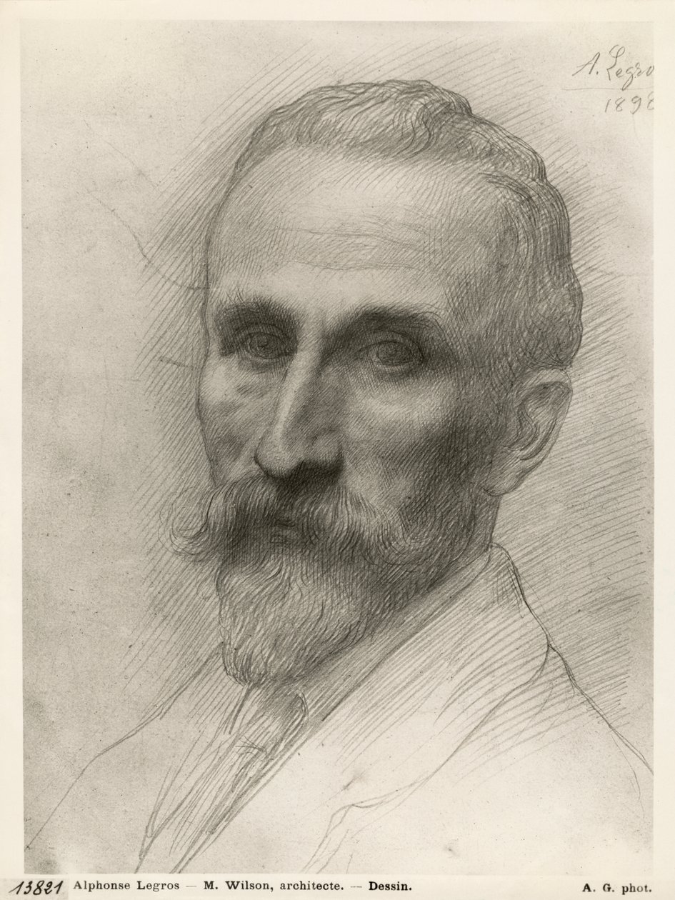 Mr Wilson, arquitecto, 1898 de Alphonse Legros