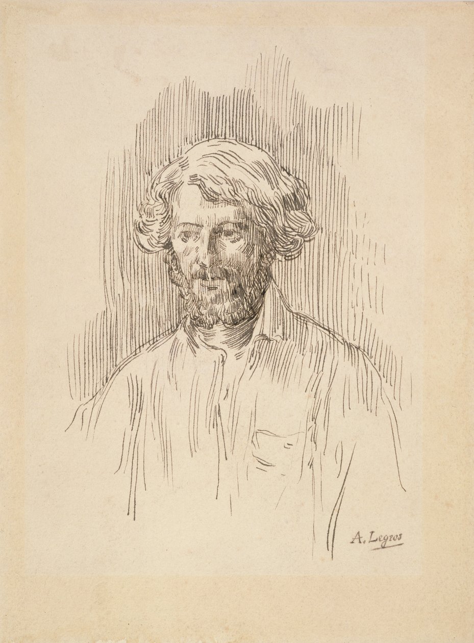 Autorretrato, 1858 de Alphonse Legros