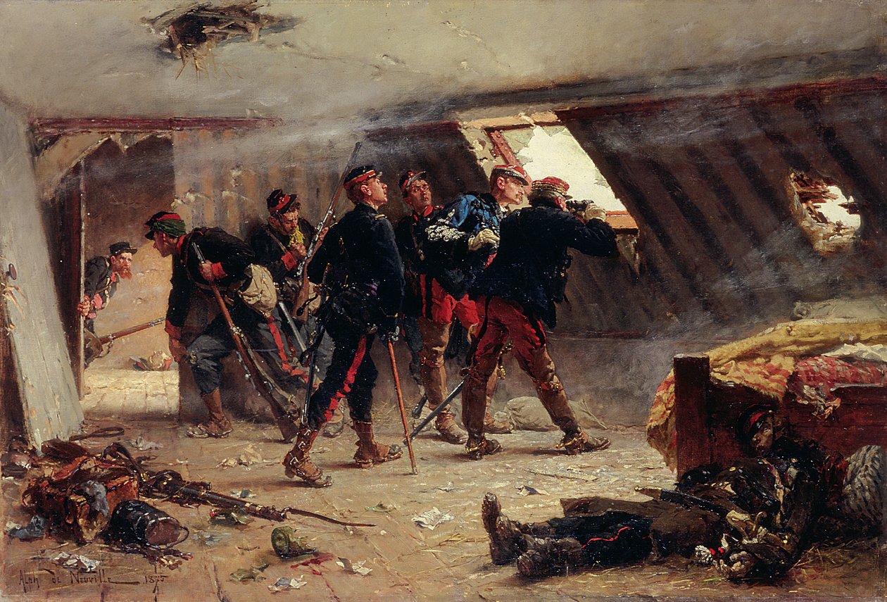 Episodio de la Guerra Franco-Prusiana, 1875 de Alphonse Marie de Neuville