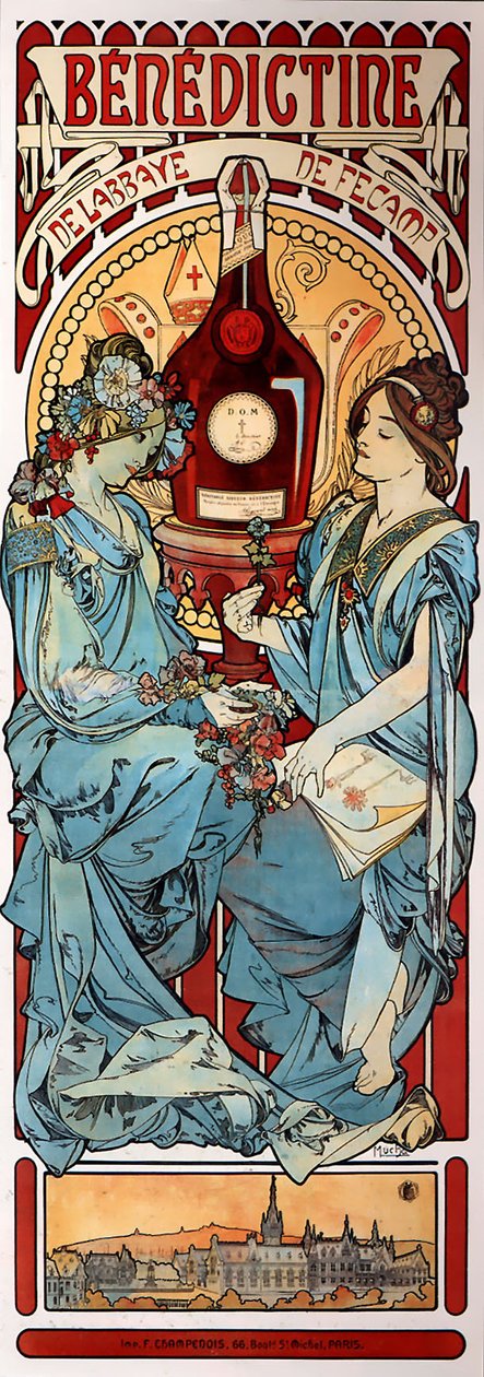 Benedictinos de Alphonse Mucha