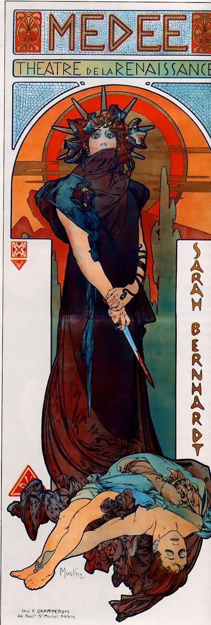 Medea de Alphonse Mucha