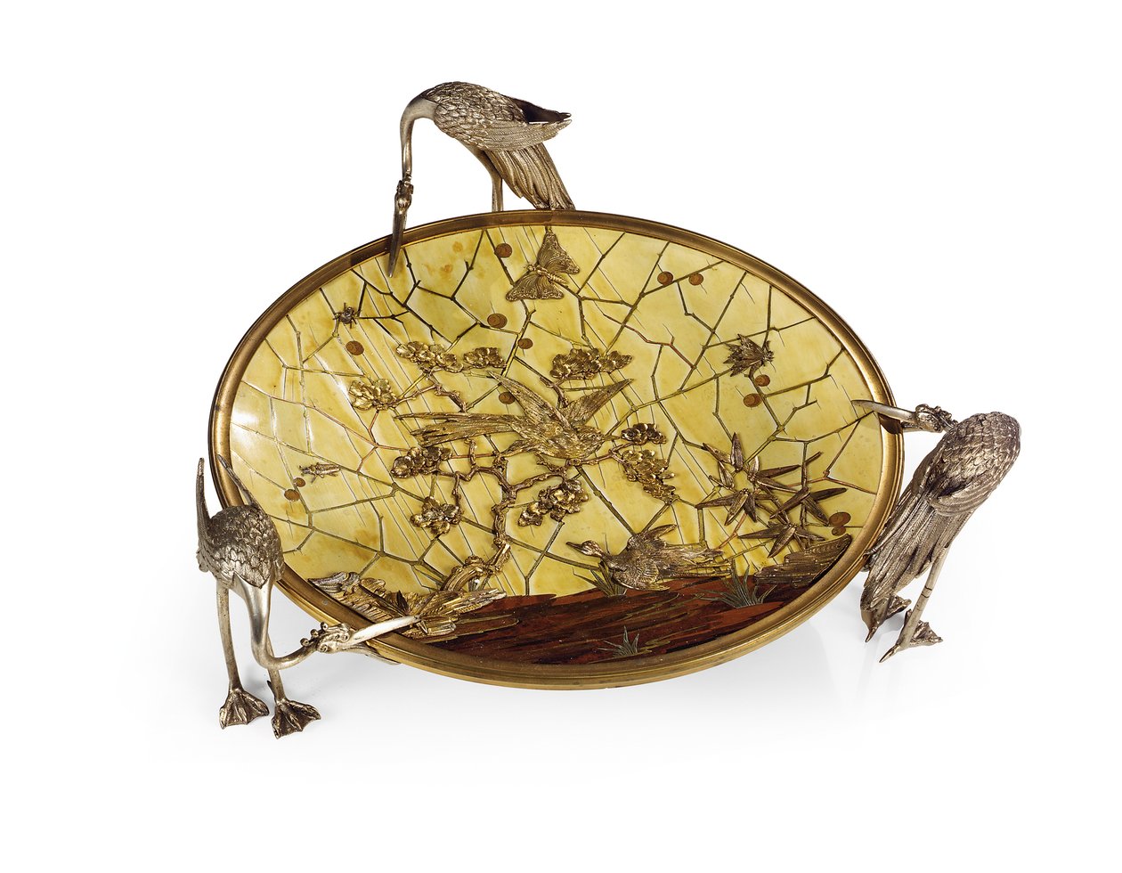 Copa (Tazza), marquetería por Ferdinand Duvinage, segunda mitad del siglo XIX de Alphonse-Gustave Giroux