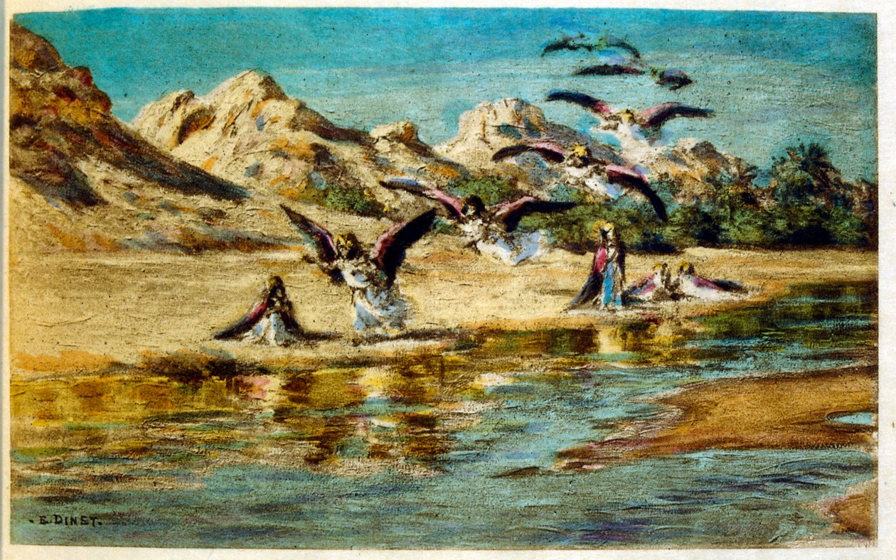 Ilustración de Dinet de 