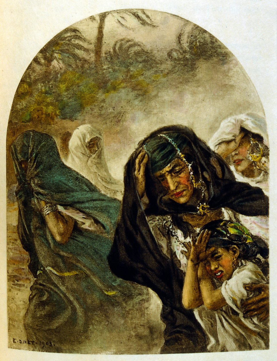 Ilustración de Dinet de 
