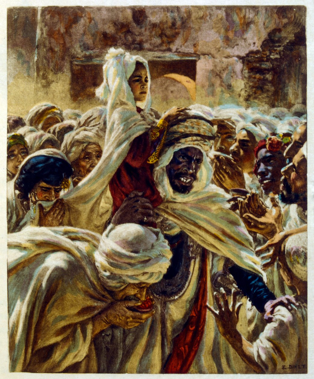 Ilustración de Dinet de 