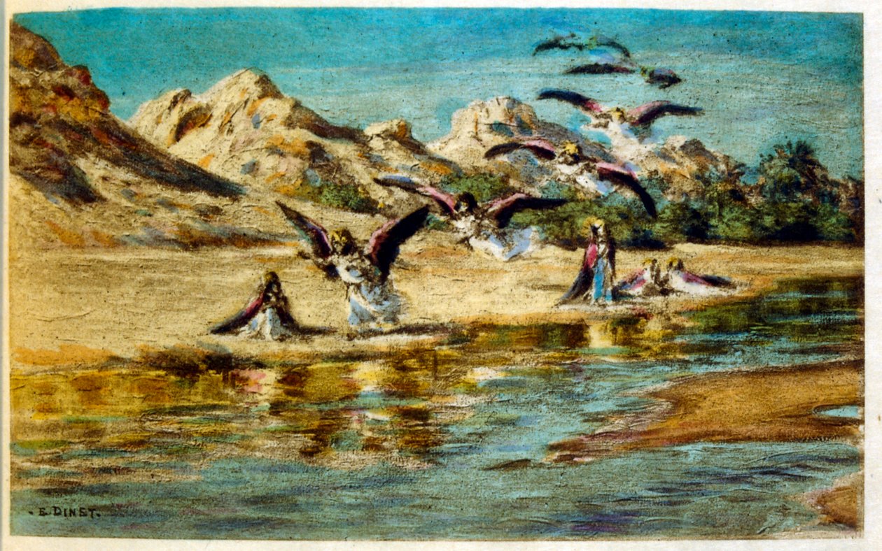 Ilustración de Dinet de 