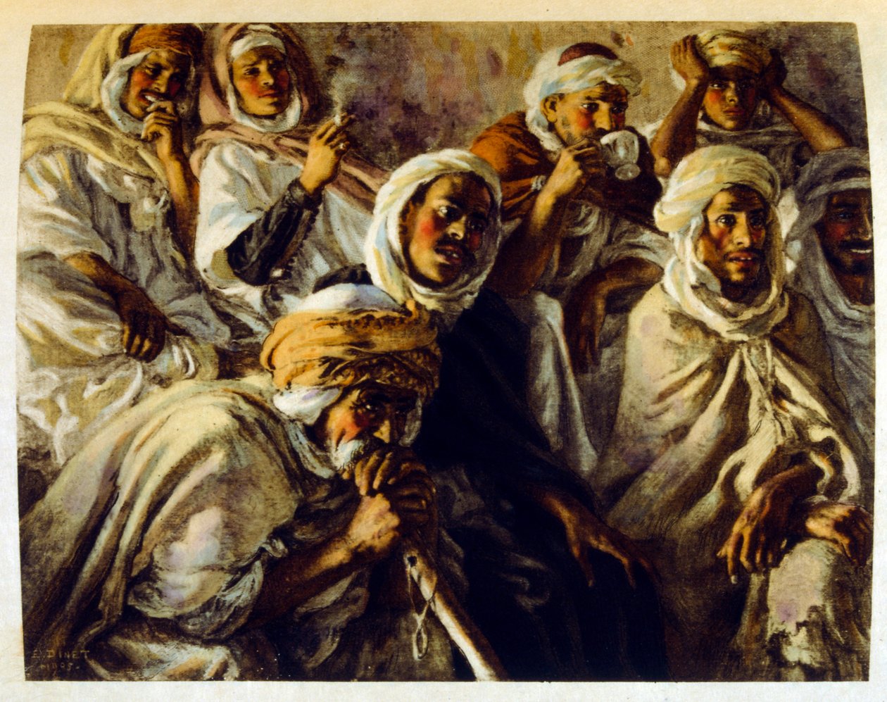 Ilustración de Dinet de 