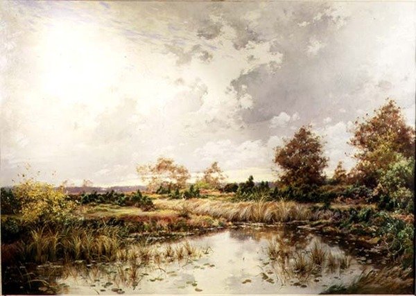 El lago de Alphonse Henri Mazard