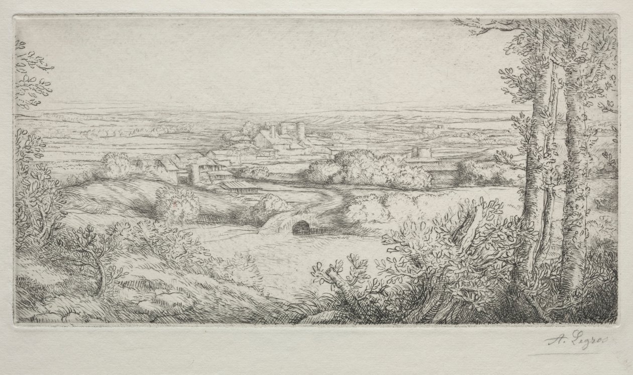 Un Valle en Borgoña de Alphonse Legros