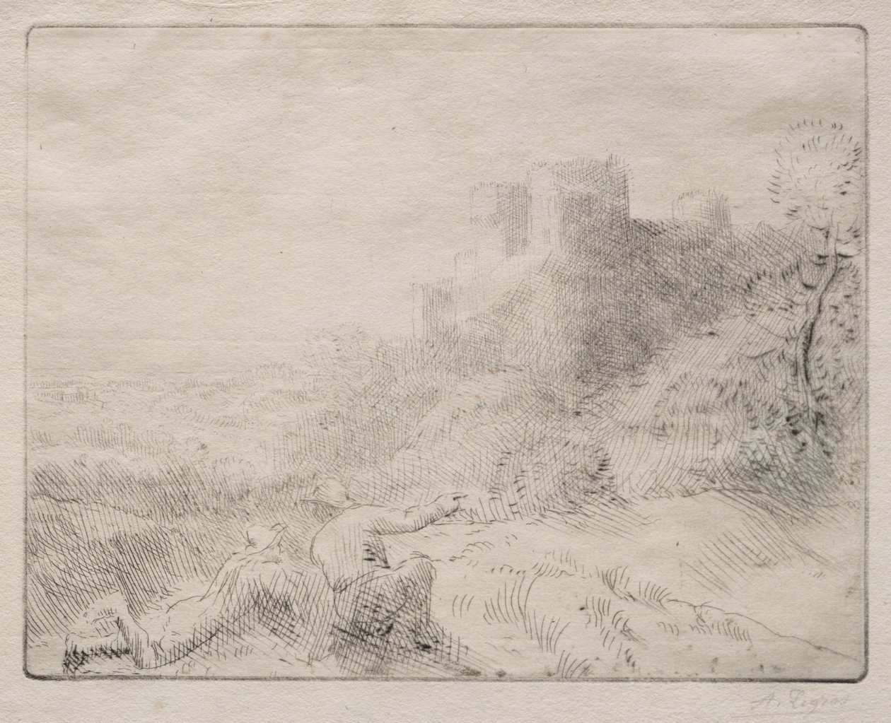 Un viejo castillo de Alphonse Legros