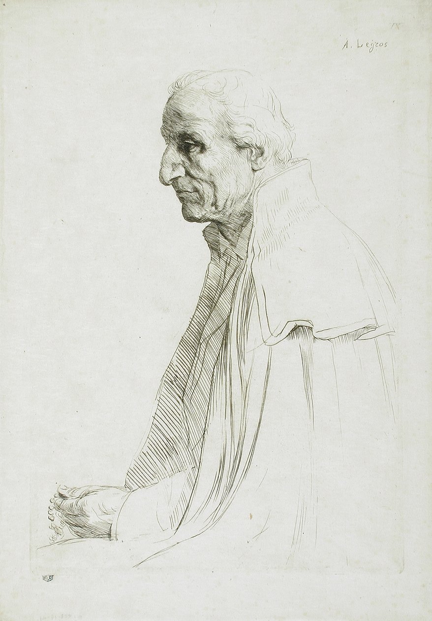 Un viejo español de Alphonse Legros