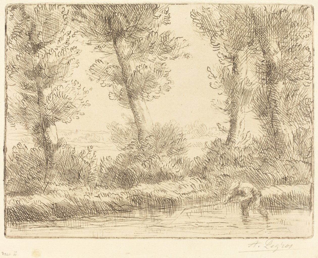 Orillas del Liane Les bords de la Liane de Alphonse Legros