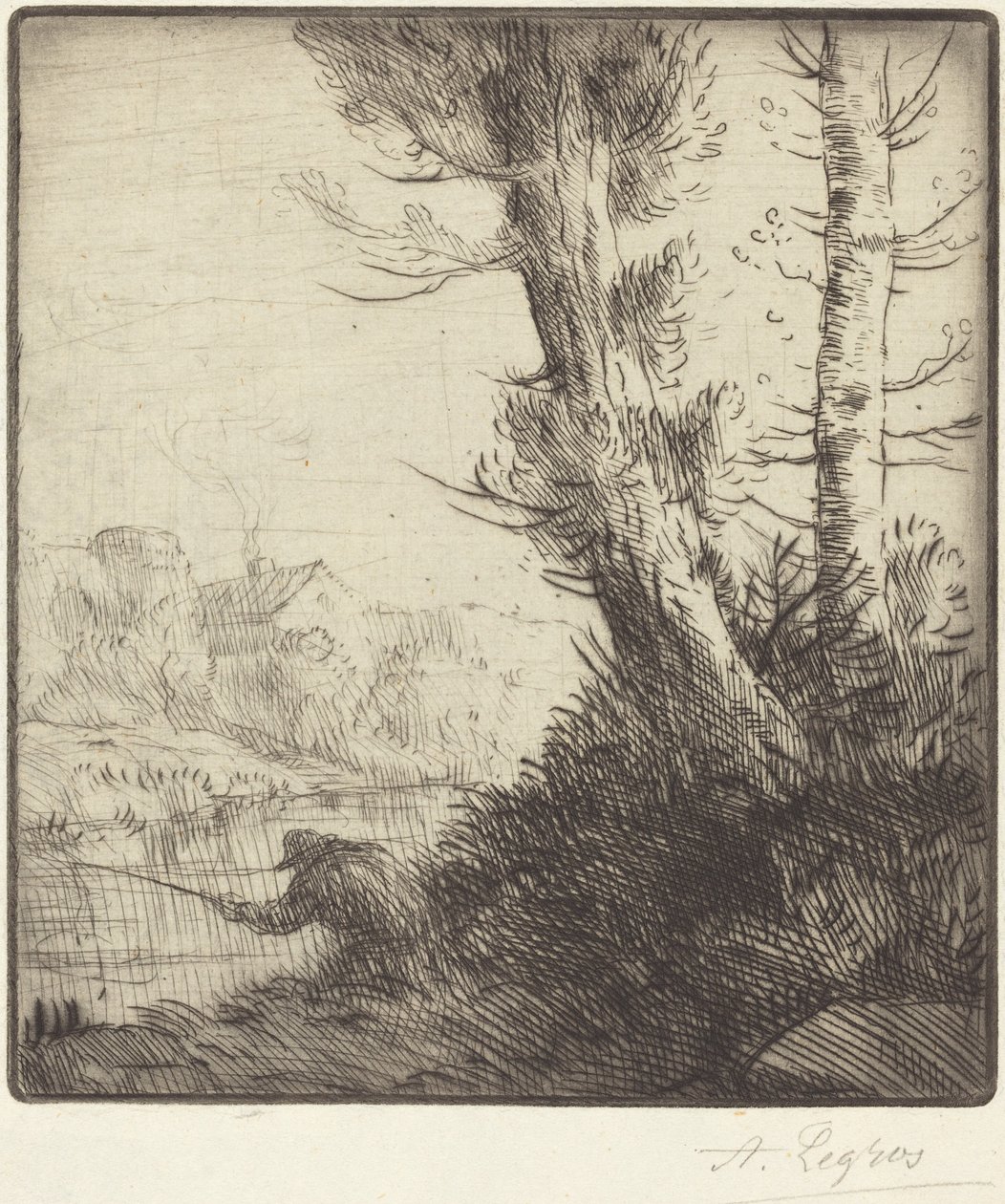 Orillas del Oise de Alphonse Legros