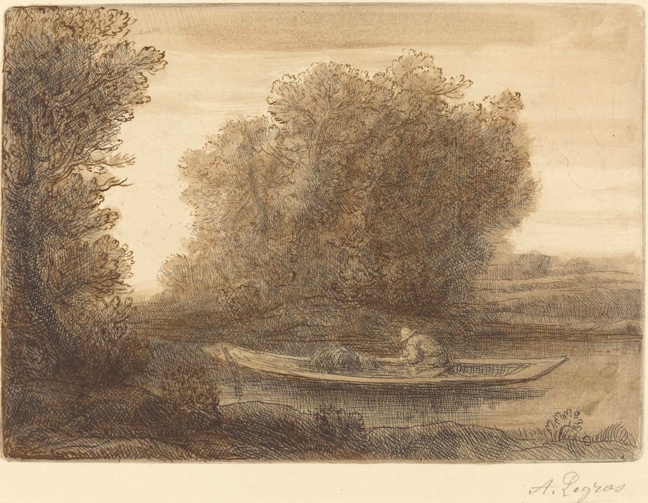 Curva en el río de Alphonse Legros