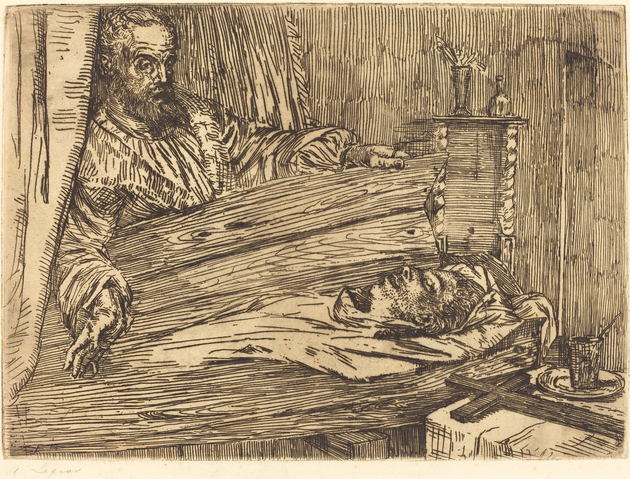 Berenice, 2da lámina de Alphonse Legros