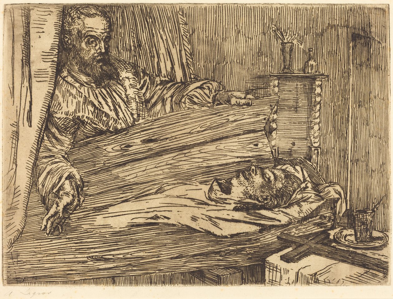 Berenice, segunda lámina de Alphonse Legros