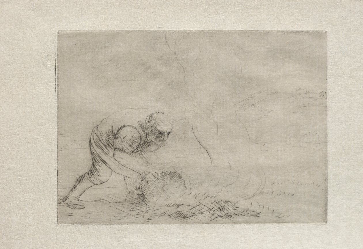 Quemando la hierba de Alphonse Legros