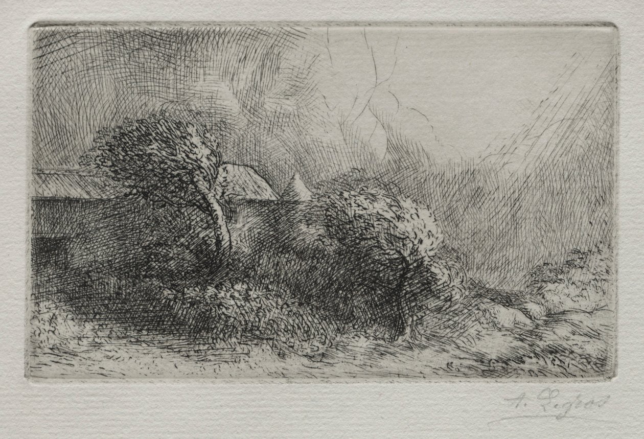 Chailli: Fin de una tormenta de Alphonse Legros
