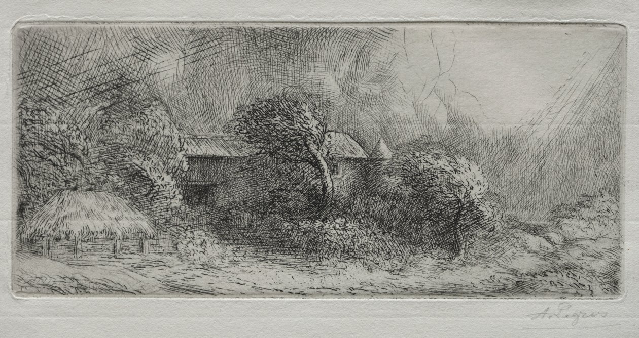 Chailli: efecto de tormenta de Alphonse Legros
