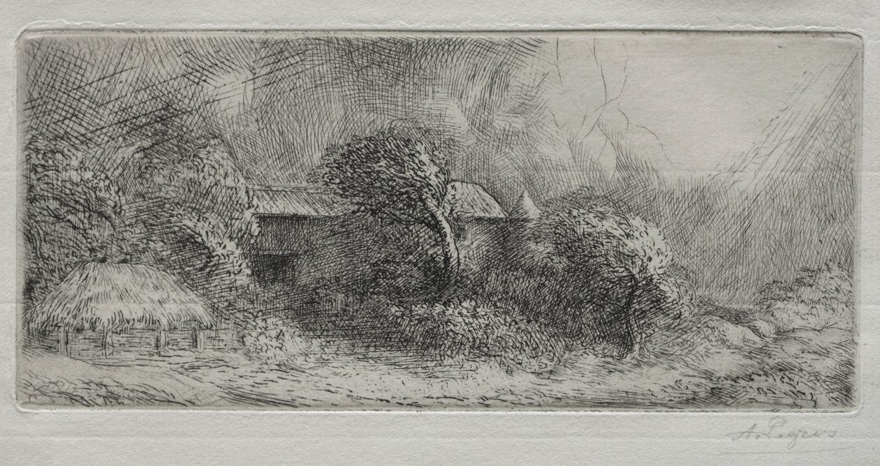 Chailli: efecto de tormenta de Alphonse Legros