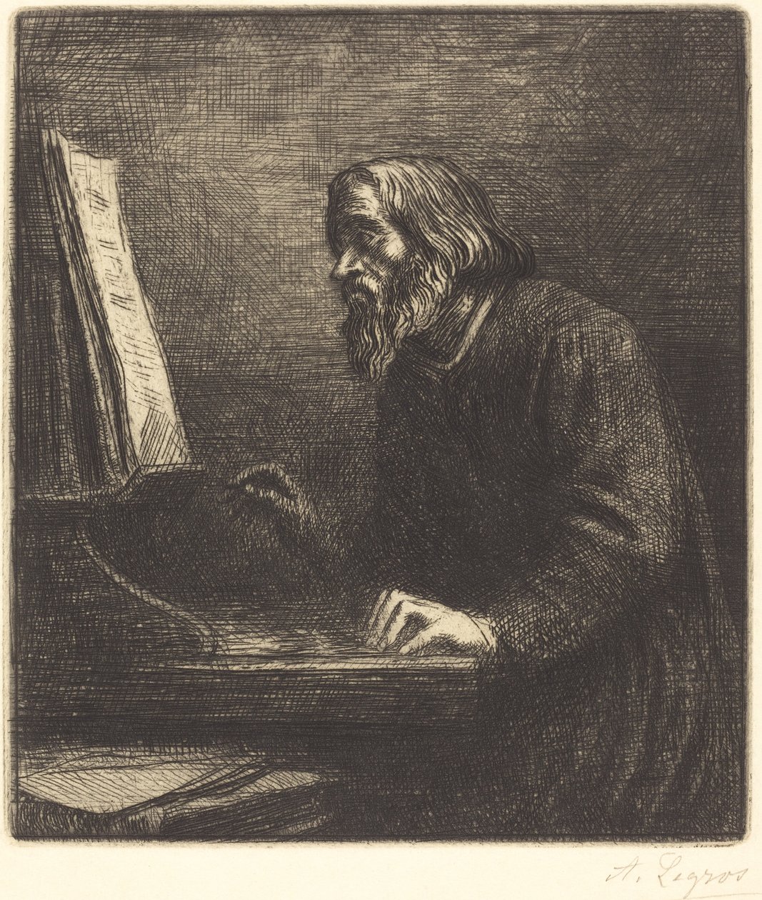 Maestro de coro (Le maitre de chapelle) de Alphonse Legros