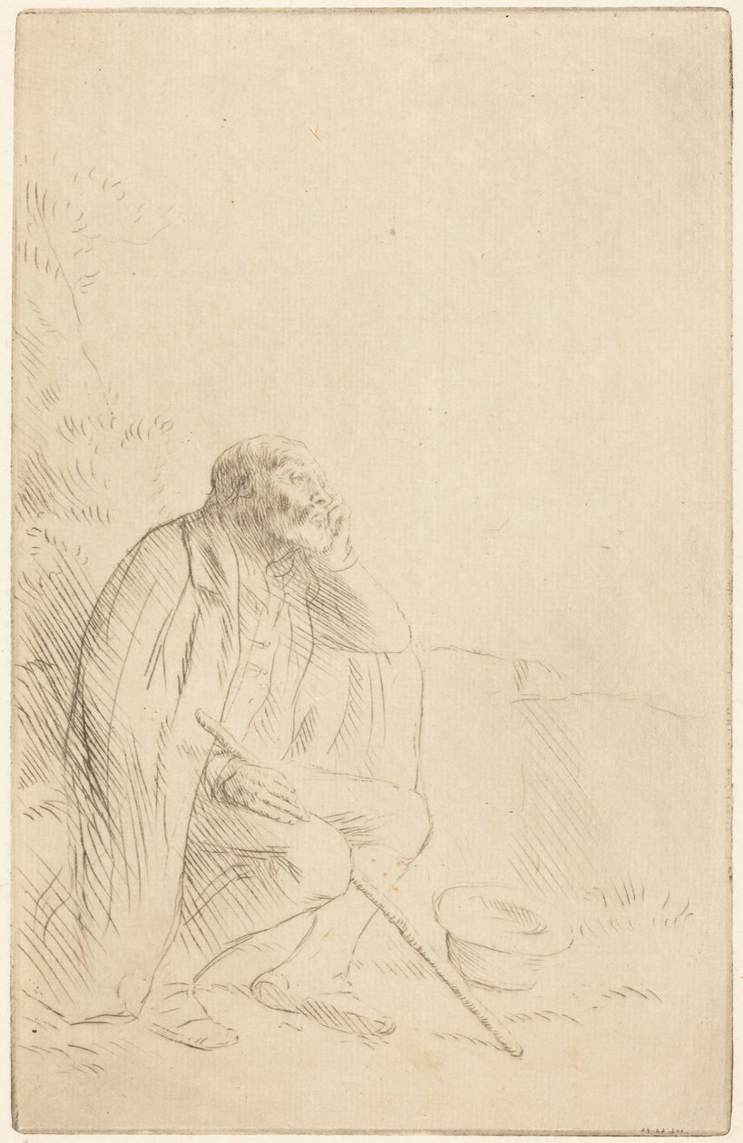 Day-dream (El soñador) de Alphonse Legros
