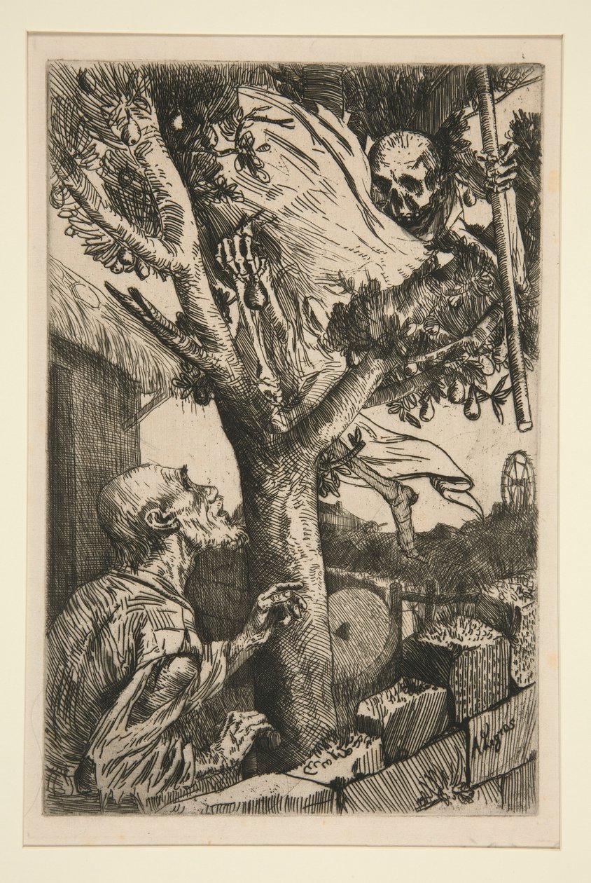 Muerte en un peral de Alphonse Legros