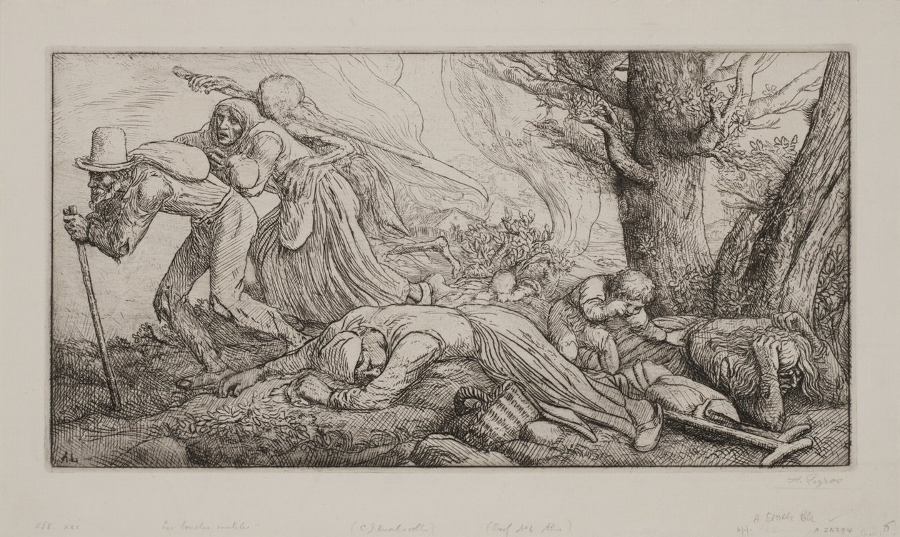El triunfo de la muerte: las bocas inútiles de Alphonse Legros