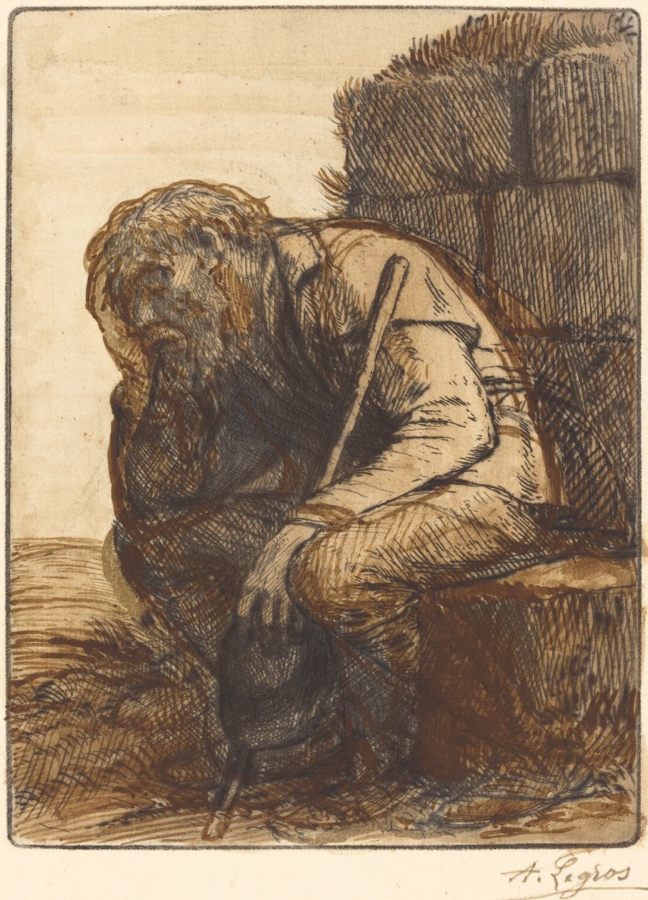 Hombre desesperado (Le désespéré) de Alphonse Legros