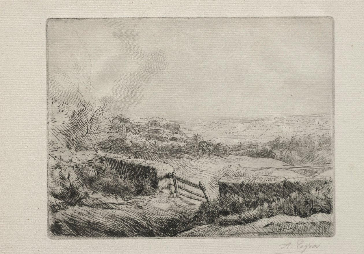 Entrada al campo de Alphonse Legros