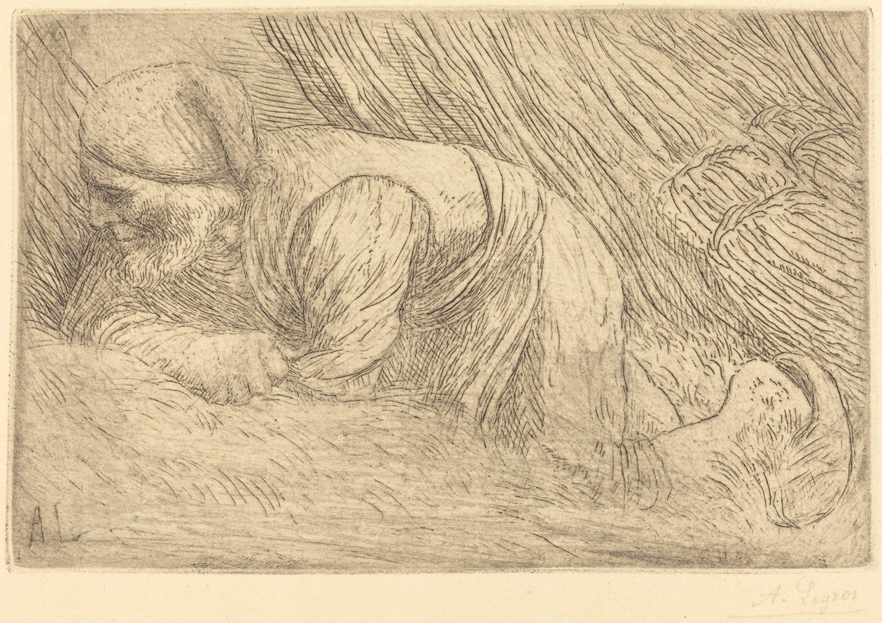 Recolector de leña (Le fagotier) de Alphonse Legros
