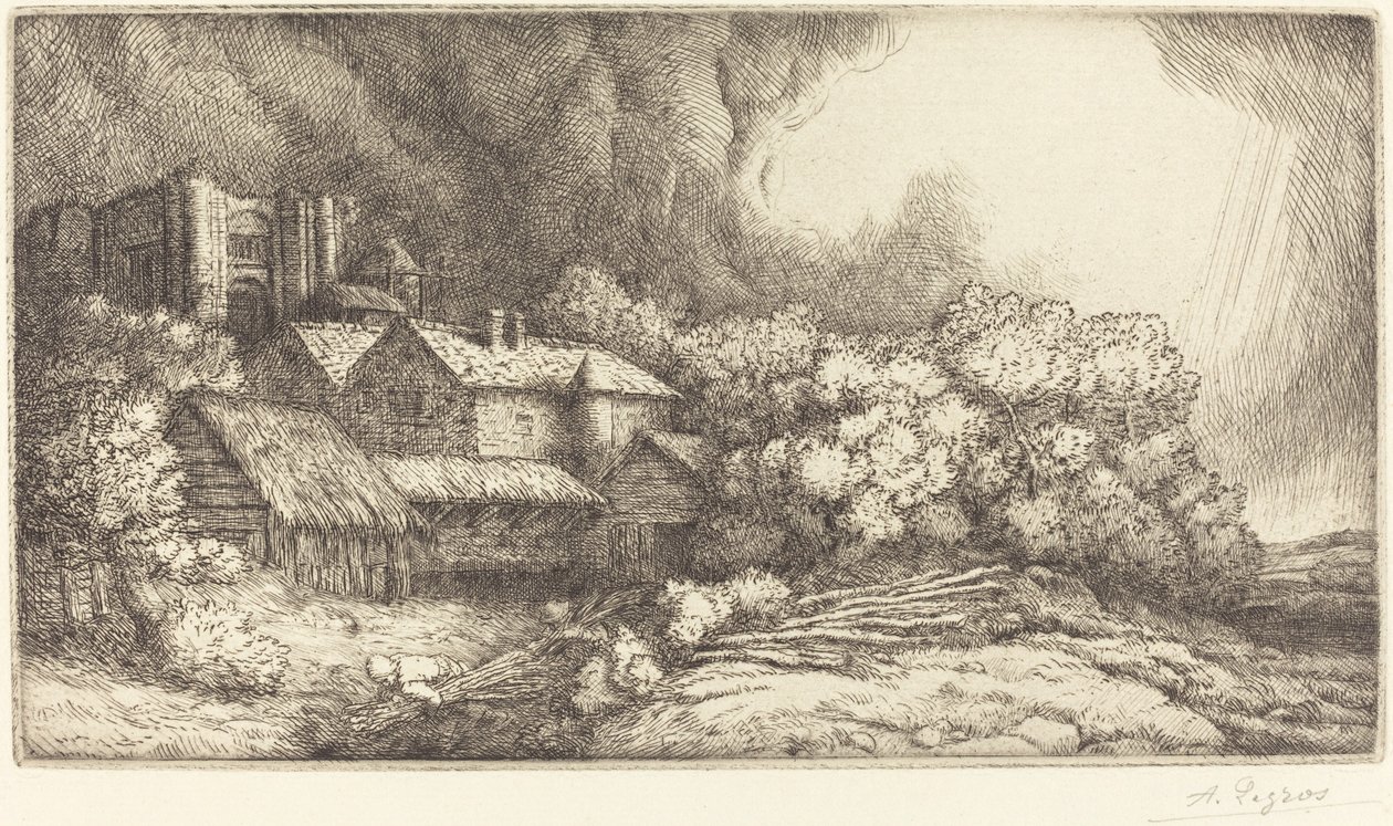 Granja en el monasterio de Alphonse Legros