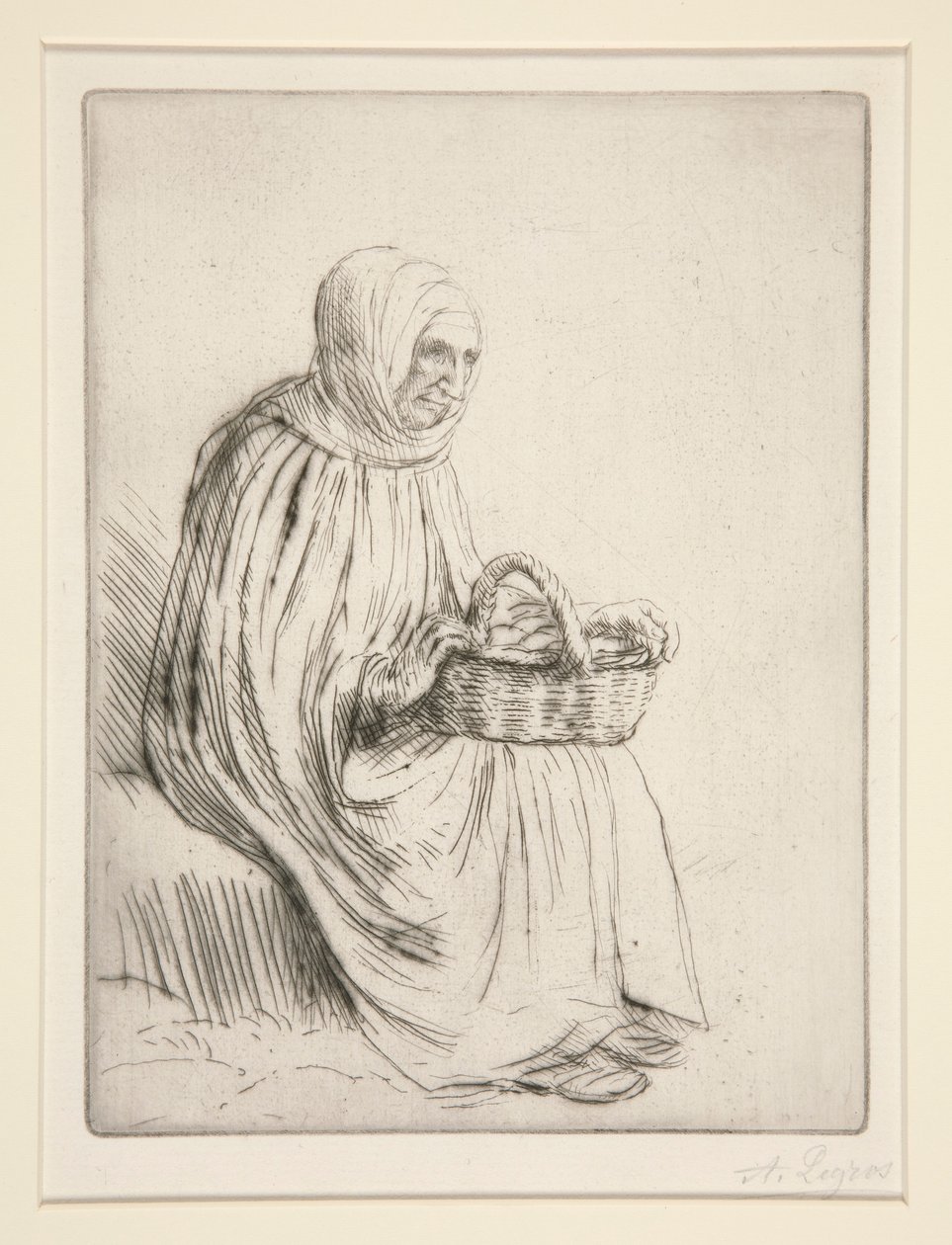 mujer del mercado de Alphonse Legros