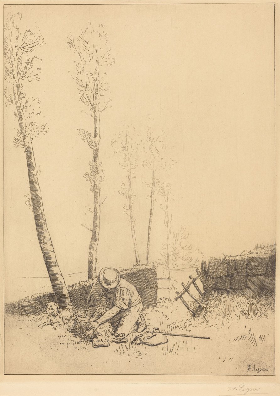 El hallazgo de la oveja de Alphonse Legros