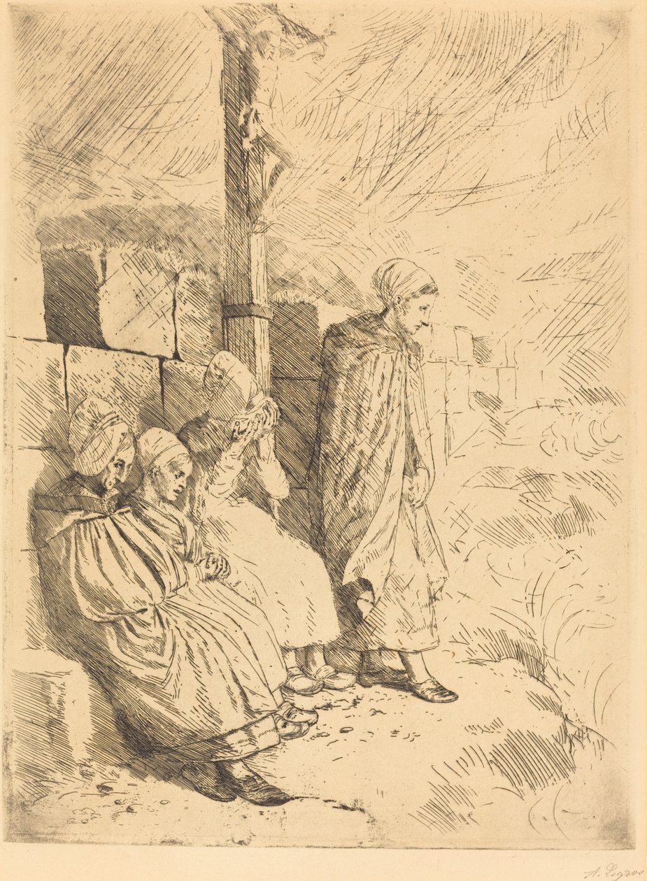 Esposas de Pescadores Femmes de pecheurs de Alphonse Legros