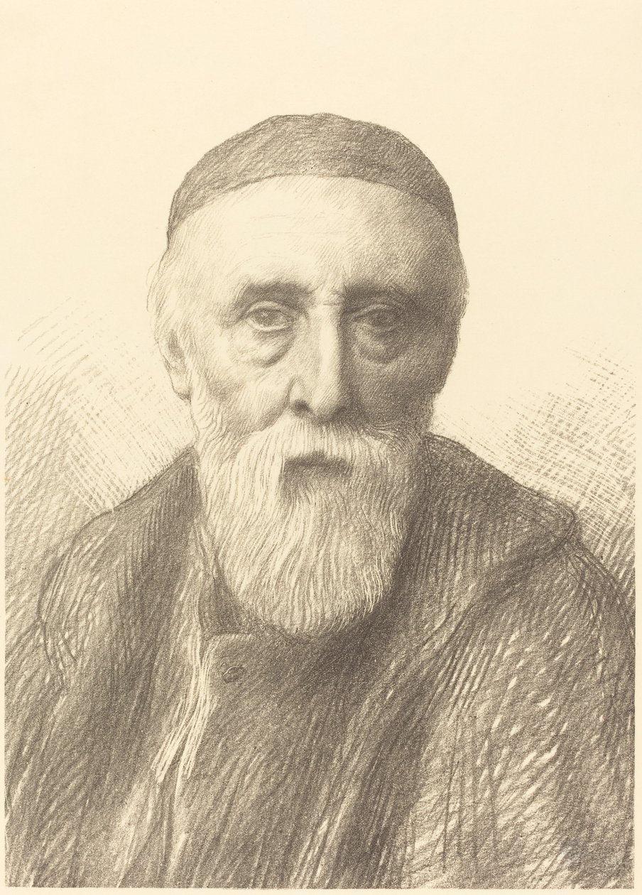 G.F. Watts, R.A., 2da placa de Alphonse Legros