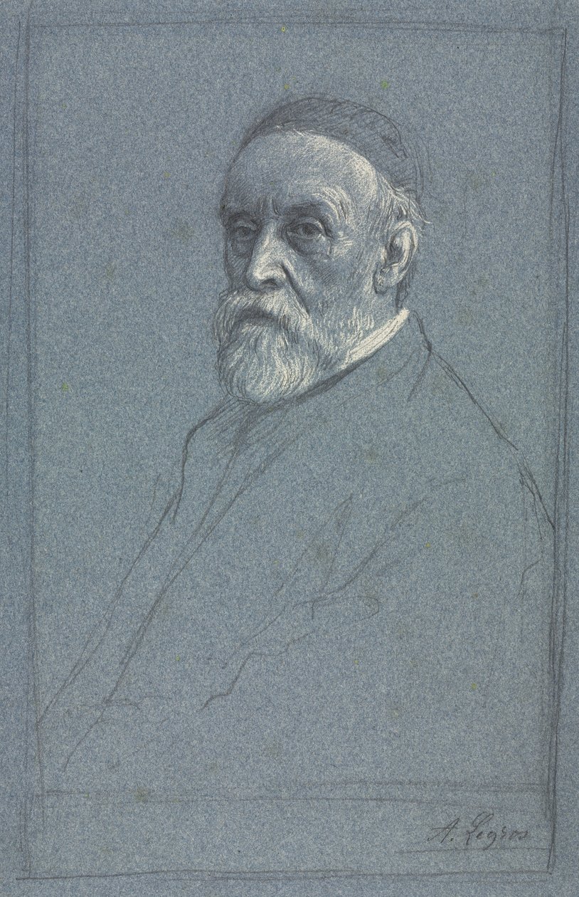 George Frederick Watts, R.A., c. 1877-1878 de Alphonse Legros