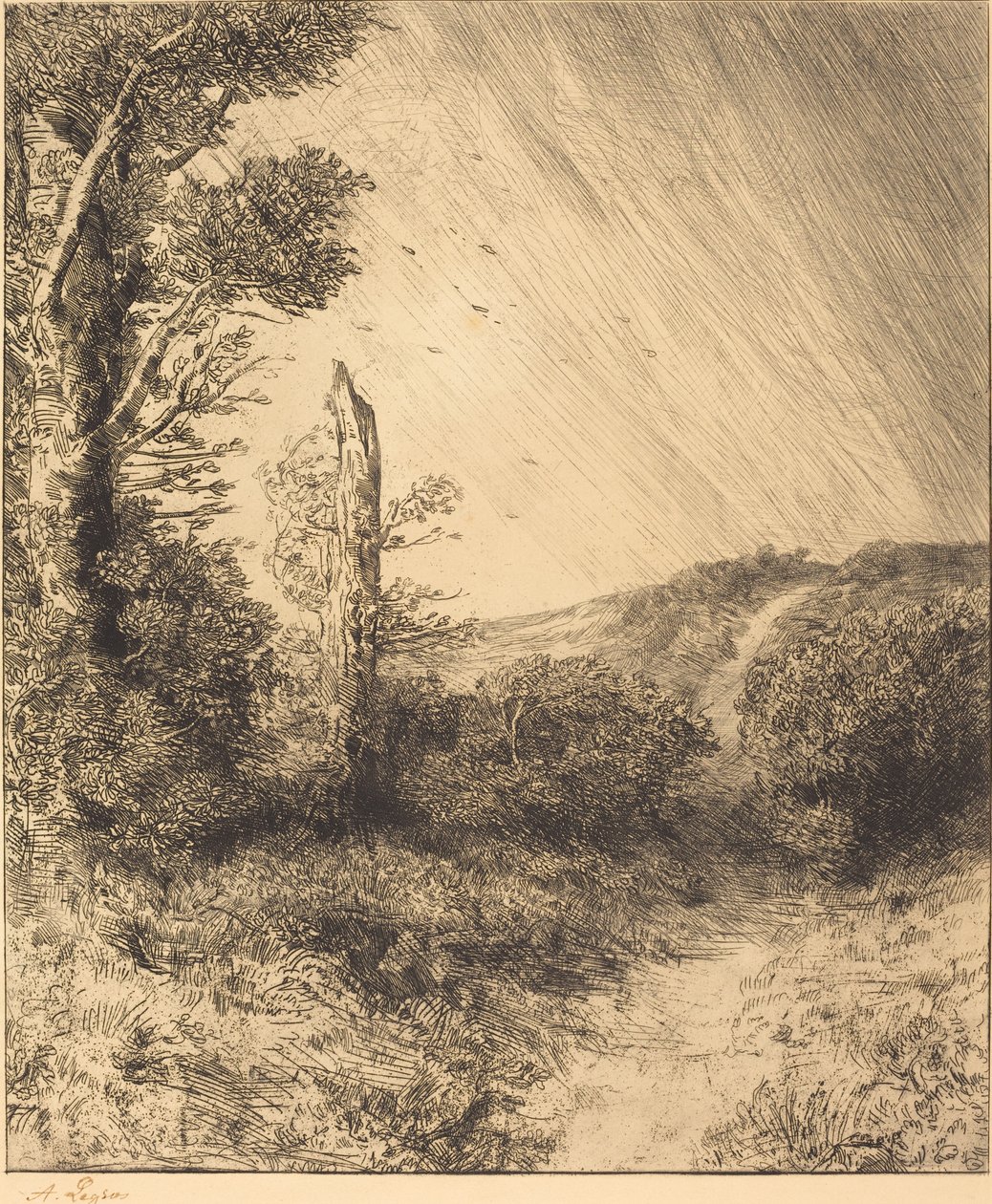 Ráfaga de viento de Alphonse Legros