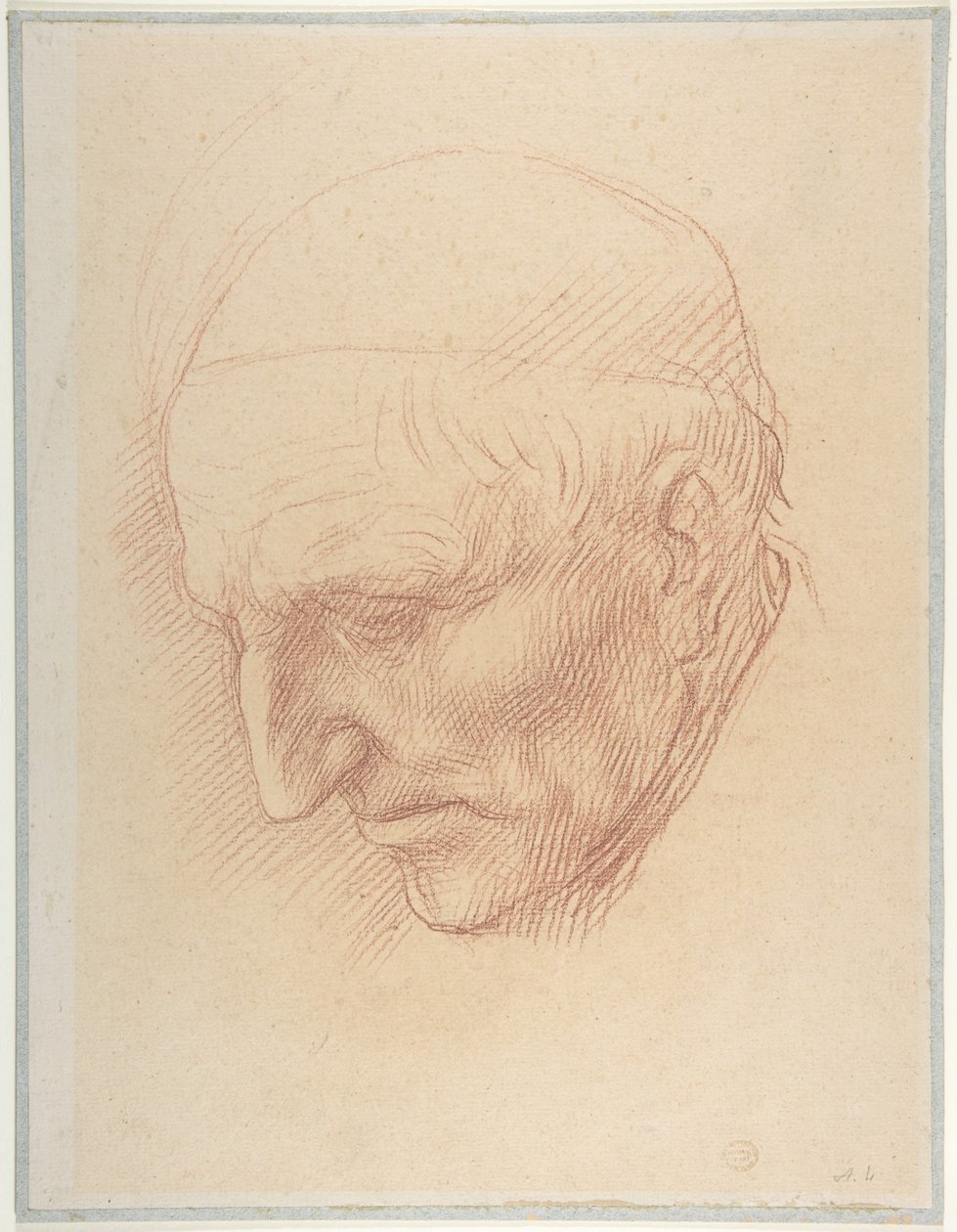 Cabeza de un bedel de Alphonse Legros