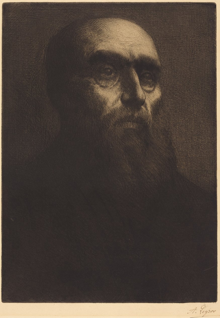 Cabeza de hombre (Tête d