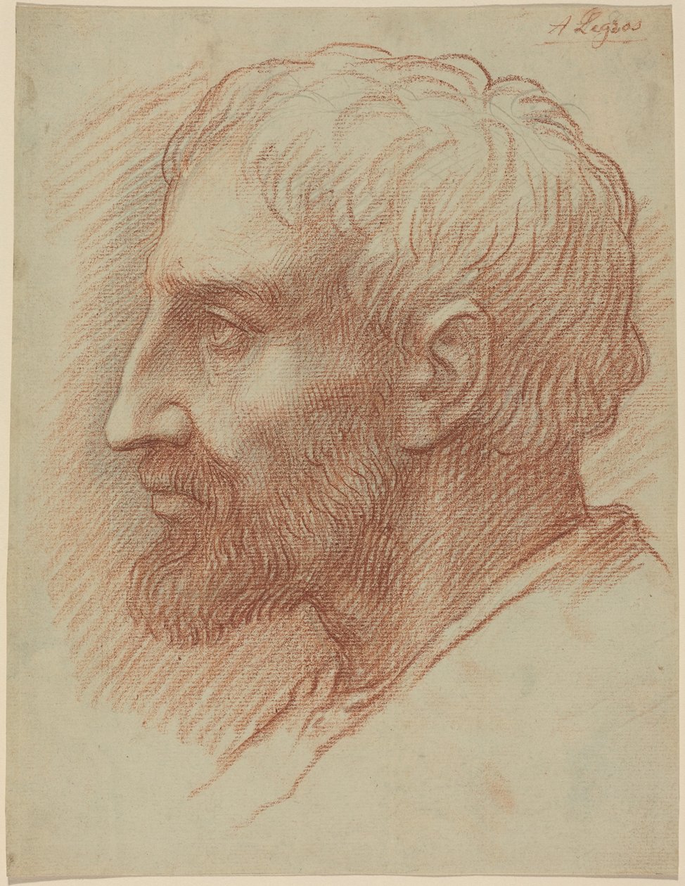 Cabeza de un hombre de Alphonse Legros