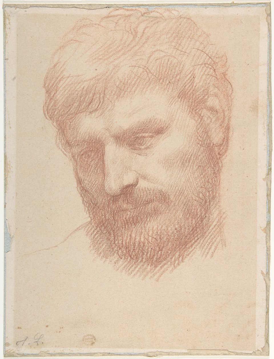 Cabeza de un hombre de Alphonse Legros