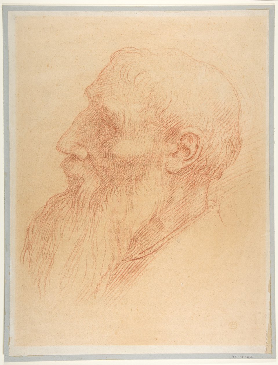 Cabeza de un hombre de Alphonse Legros