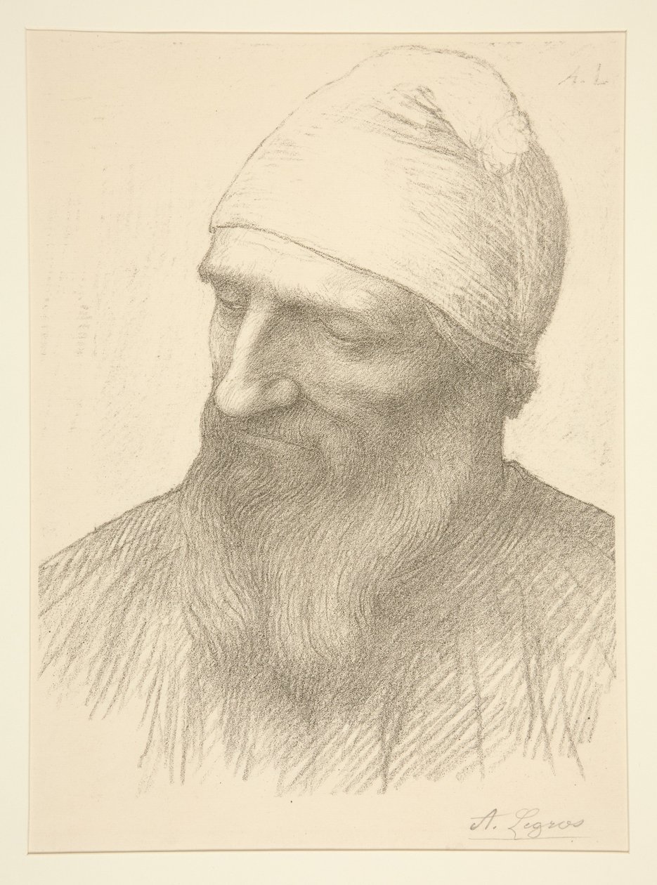 Cabeza de un hombre de Alphonse Legros
