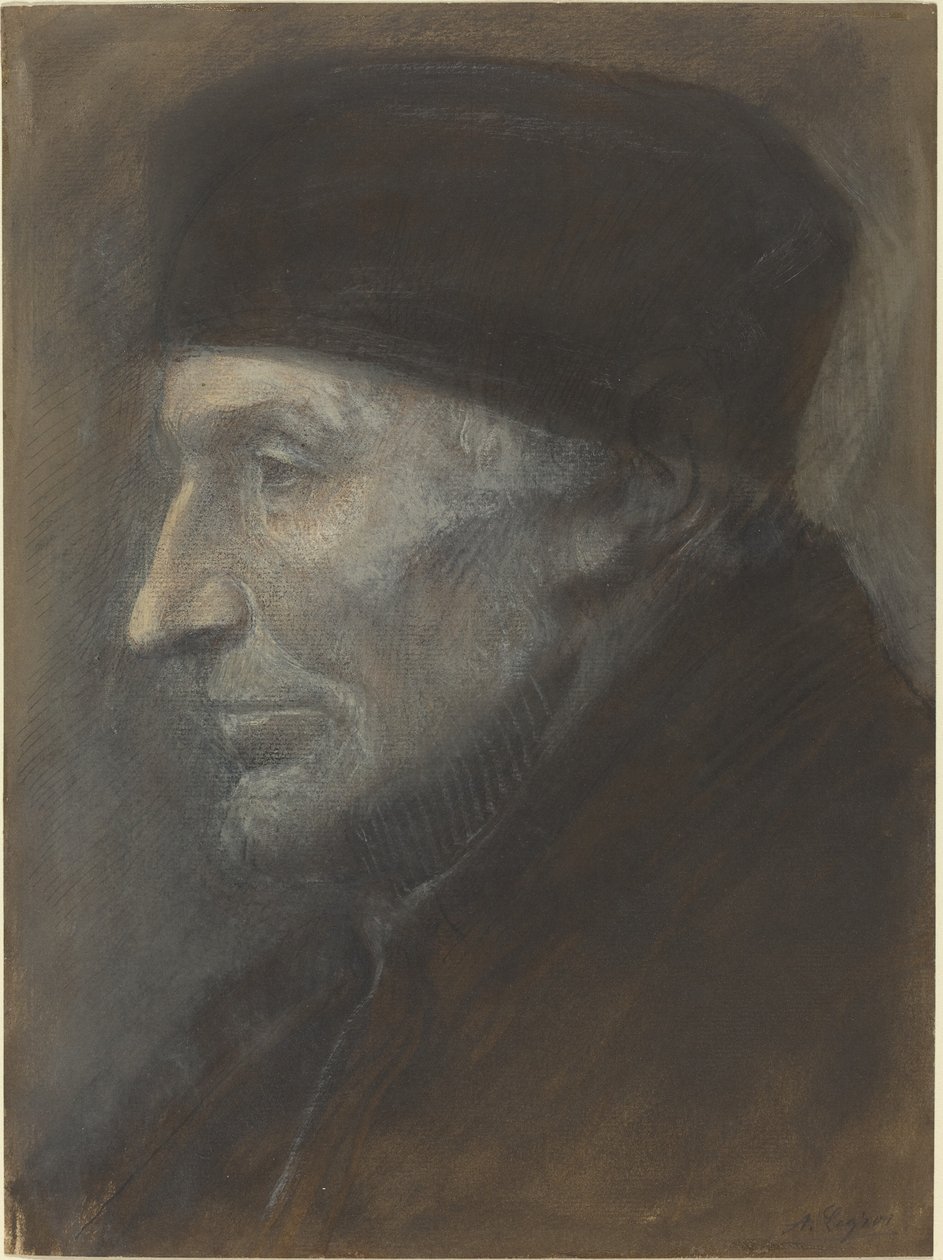 Cabeza de un Hombre con Solideo de Alphonse Legros